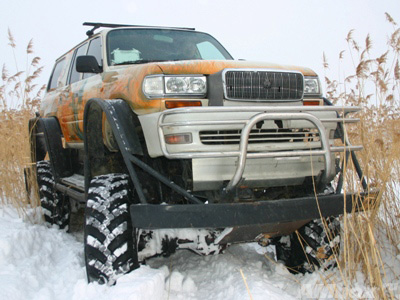 Toyota Land Cruiser 80. Пройдёт везде!